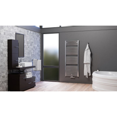 Těleso koupelnové trubkové Isan Palmyra 1135 x 600 mm, 499 W, elektrické s regulátorem Mini PW, chrom