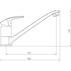 Novaservis Dřezová baterie Metalia 57 bílá 57091,1