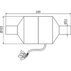 Ventilátor Alcadrain (Alcaplast) pro předstěnové instalační systémy s odvětráváním P128