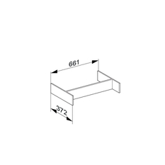 Organizér Keuco Edition 400, 661 x 100 x 372 mm