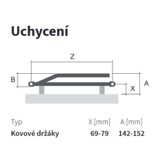 Těleso koupelnové trubkové Isan Avondo 1215 x 500 mm, 643 W, středové připojení, sněhově bílá RAL 9016