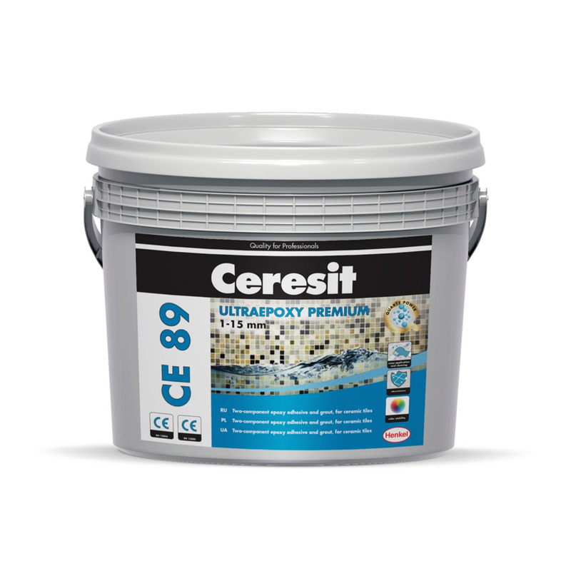 Hmota epoxidová lepící a spárovací Ceresit CE 89 Ultraepoxy Premium 2,5 kg pearl gray