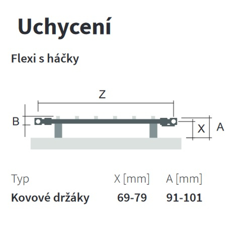 Těleso koupelnové trubkové Isan Flexi s háčky 1555 x 39 mm, 683 W, elektrické s regulátorem Mini PW, sněhově bílá RAL 9016