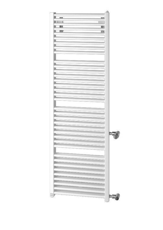 Těleso koupelnové trubkové pro rekonstrukce Kermi Duett-D 1188 x 484 mm, pravé, 834W, bílé