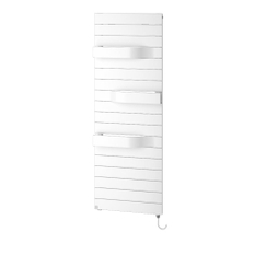 Těleso koupelnové designové elektrické Kermi Tabeo-E elektrosada WFS vpravo 800 W, 1197 x 600 mm, bílé