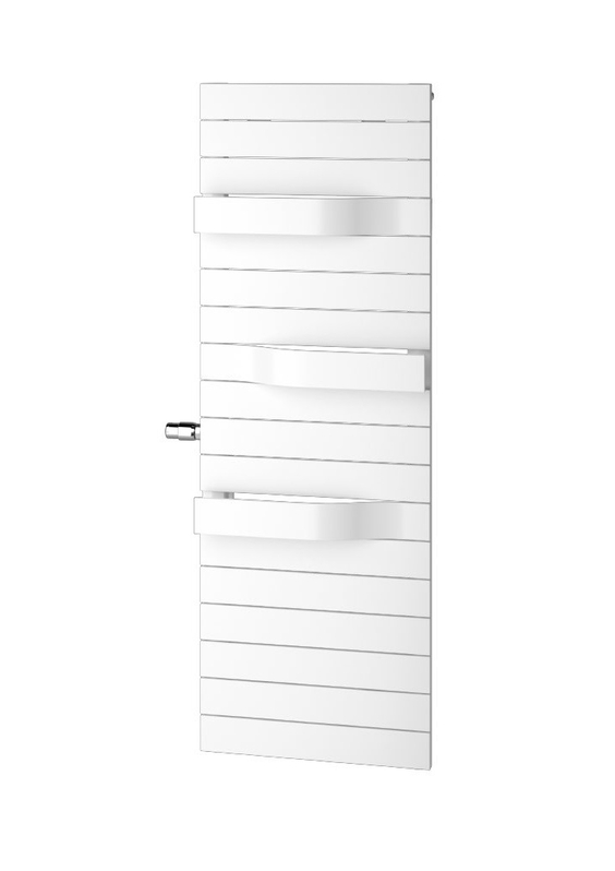 Těleso koupelnové designové Kermi Tabeo-V ventil vlevo 1197 x 500 mm, 685 W, bílé