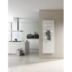 Těleso koupelnové designové Kermi Tabeo-V ventil vlevo 1197 x 500 mm, 685 W, bílé