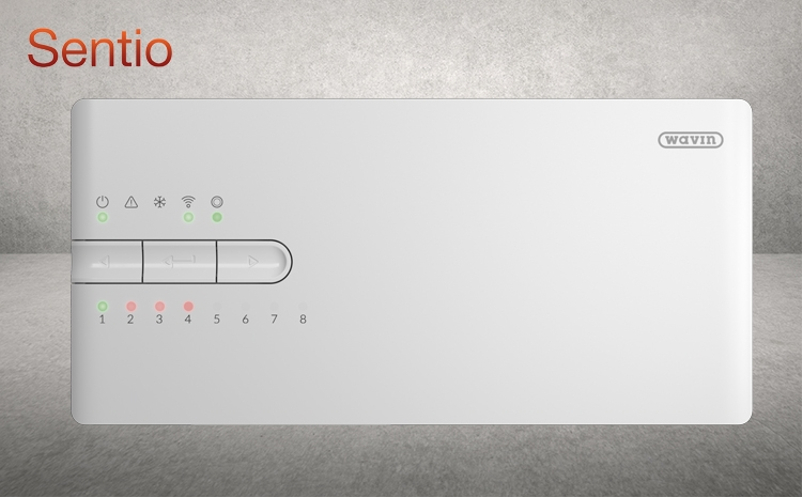 Jednotka centrální řídící Wavin Sentio 8 okruhů bez kabelu