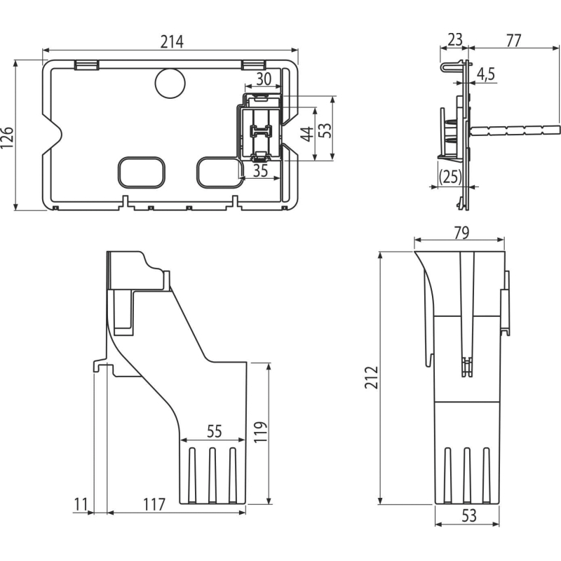 Sada pro vhazování WC tablet Alcadrain (Alcaplast) P169