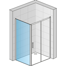 Boční stěna / Walk - in Ronal Top - Line S Atyp na zaměření 0 - 800 x 2000 mm, matný elo x /sklo čiré