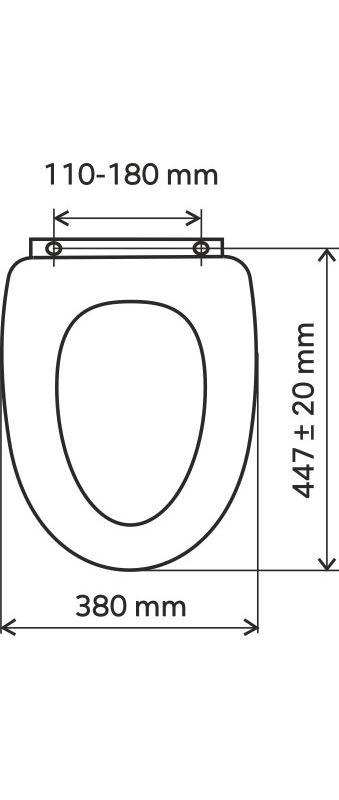 WC sedátko, dýhované MDF, panty kov-chrom