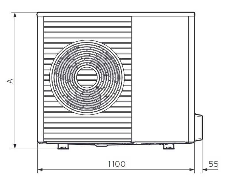 Systém tepelného čerpadla Protherm GeniaAir Split venkovní jednotka HA 7-5 OS 230V a hydraulická věž HA 7-5 STB