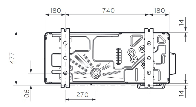 Systém tepelného čerpadla Protherm GeniaAir Split venkovní jednotka HA 7-5 OS 230V a hydraulická věž HA 7-5 STB