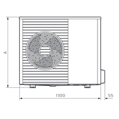 Systém tepelného čerpadla Protherm GeniaAir Split venkovní jednotka HA 7-5 OS 230V a hydraulická věž HA 7-5 STB