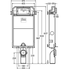 WC blok Viega Prevista Pure 8512 1077