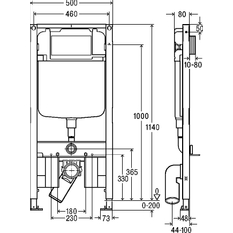 WC prvek Viega Prevista Dry 8523