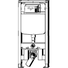 WC prvek Viega Prevista Dry 8523