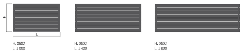 Těleso topné designové Isan Collom Double Horizontal 1000 x 602 mm, 921 W, klasické připojení, sněhově bílá RAL 9016