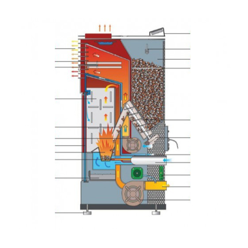 Krbová kamna na pelety Centrometal Centropelet ZR 12 kW, bílá