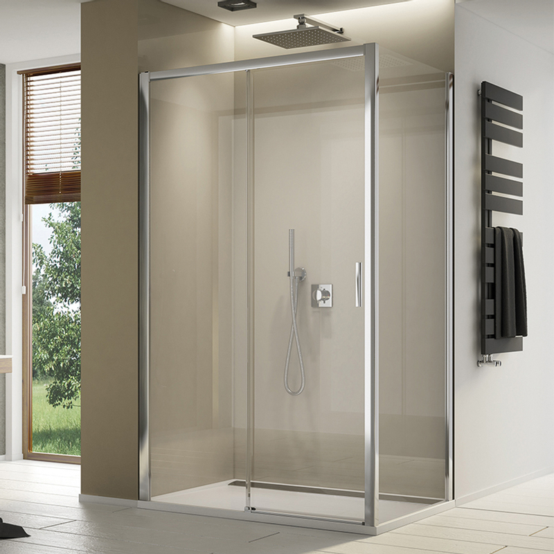 Boční stěna / Walk - in Ronal Top - Line S 1400 x 2000 mm, aluchrom/sklo Durlux