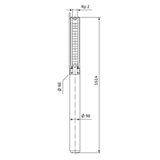 Ponorné motorové čerpadlo Wilo Sub TWI 4.09-21-C, Rp 2˝, 3x400V, 3.7kW