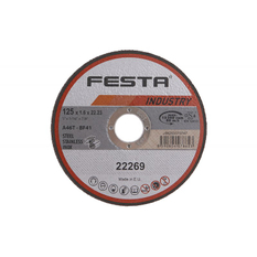 Kotouč řezný FESTA 22269 INDUSTRY na kov 125x1,6x22,2mm