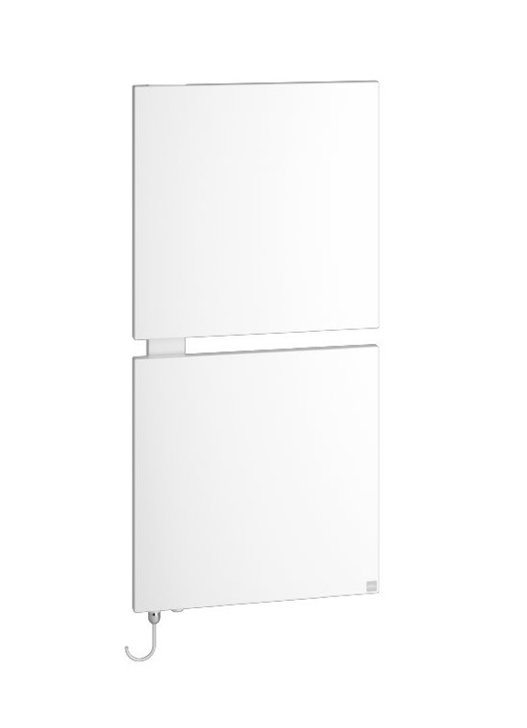 Těleso designové elektrické Kermi Signo-E 1130 x 540 mm, elektrosada WRX vlevo 600 W, bílé