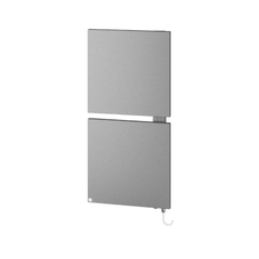 Těleso designové elektrické Kermi Signo-E 1130 x 540 mm, elektrosada WFS vpravo 600 W, stříbrné