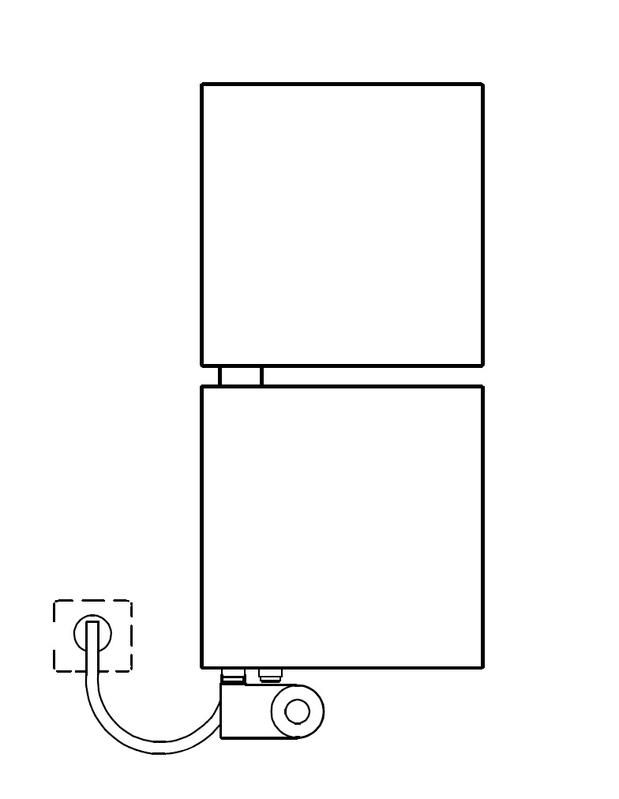 Těleso designové elektrické Kermi Signo-E 1130 x 540 mm, elektrosada FKS vlevo 600 W, stříbrné