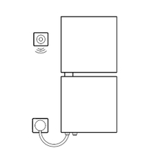 Těleso designové elektrické Kermi Signo-E 1710 x 540 mm, elektrosada WFS vlevo 800 W, bílé