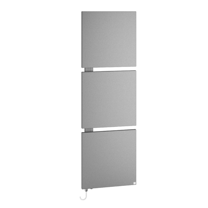 Těleso designové elektrické Kermi Signo-E 1710 x 540 mm, elektrosada WKS vlevo 800 W, stříbrné