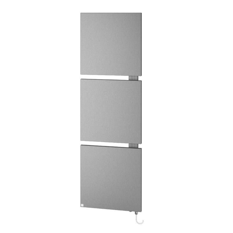 Těleso designové elektrické Kermi Signo-E 1710 x 540 mm, elektrosada WKS vpravo 800 W, stříbrné