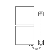 Těleso designové elektrické Kermi Signo-E 1710 x 540 mm, elektrosada WKS vpravo 800 W, stříbrné