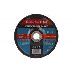 Kotouč brusný FESTA 22244 na kov 150x6,4x22,2mm