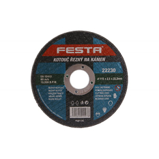 Kotouč řezný FESTA 22230 na kámen 115x2,5x22,2mm