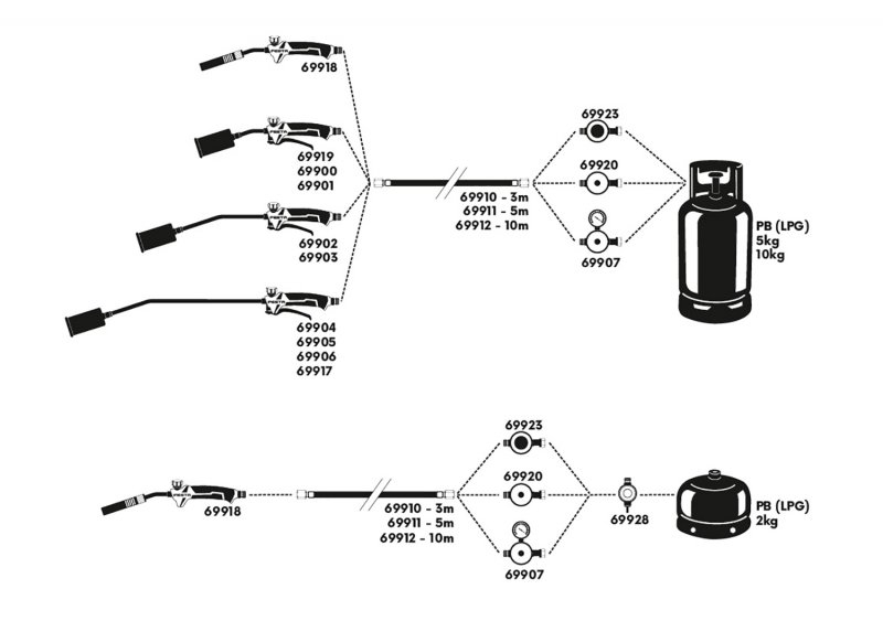 Ventil redukční LPG (PB) 0-4bar, G3/8L