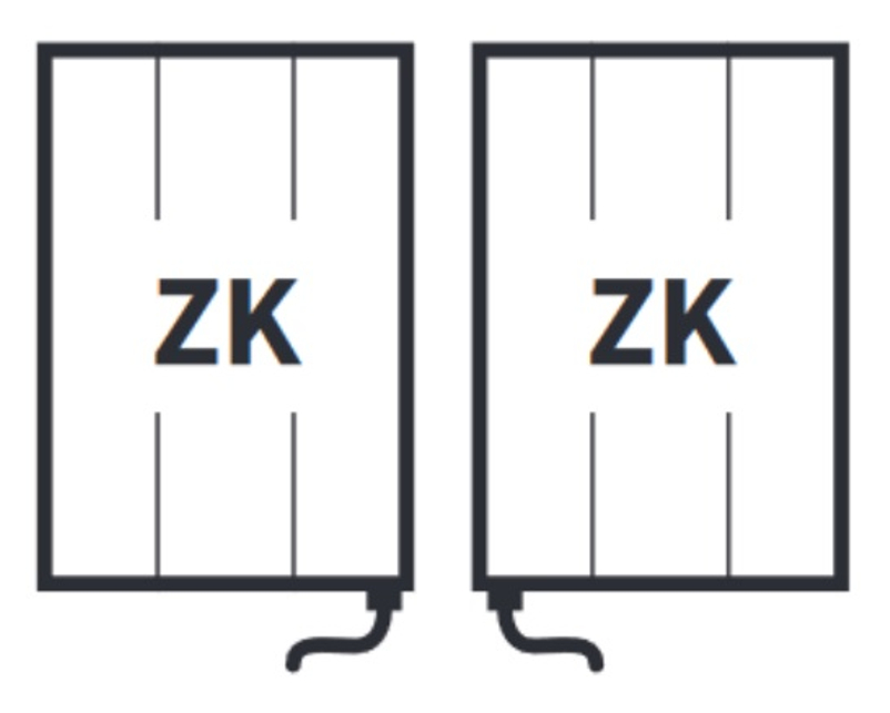 Těleso koupelnové trubkové Isan Grenada Radius 1775 x 600 mm, 949 W, elektrické se základní topnou tyčí Z, sněhově bílá RAL 9016