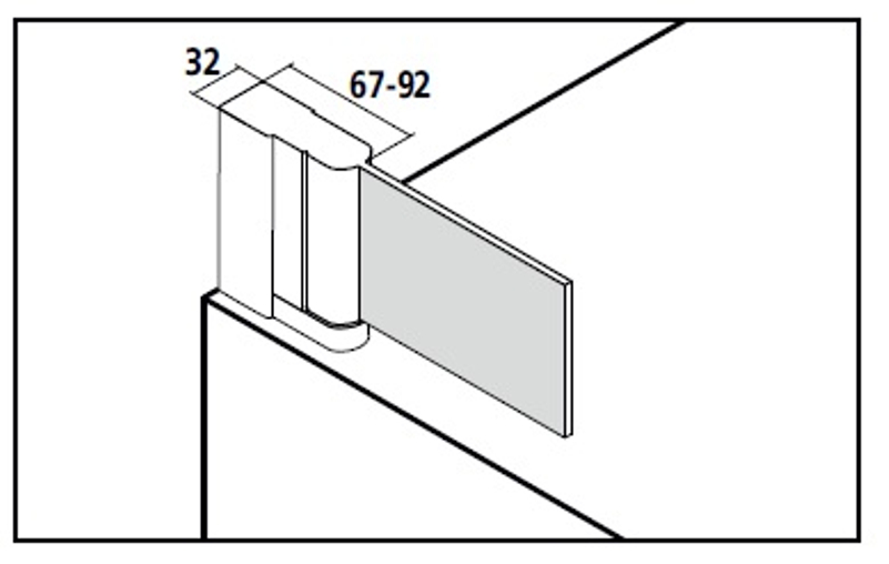 Zástěna vanová otočná 1-dílná Plano Cada XS CKDFL levá bílá, čiré ESG sklo s úpravou CADAclean 75 x 160 cm