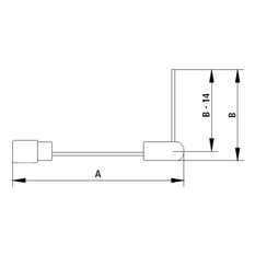 Zástěna Walk-in Wall s otočným křídlem Kermi Cada XS CKTFL levá stříbrná vysoký lesk, Serigrafie ESG sklo s úpravou CADAclean 90 x 200 cm