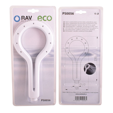 Ruční sprcha s šetřením vody PS0056 ECO, pr.120 mm, barva chrom/bílá