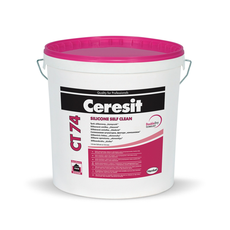 Omítka Ceresit CT 74 Silicone Self Clean zrno 2,0 mm 25 kg