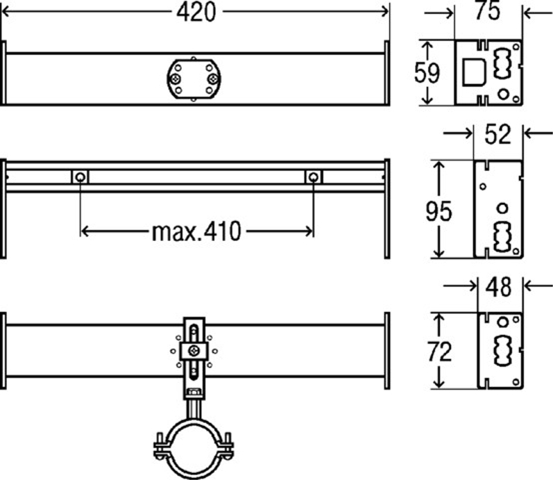 Pisoárový modul Viega Prevista Dry Plus 8565 420