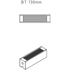 Konvektor Kermi Kompakt KKN13 100 x 700 mm, 450W, bílá, s mřížkou, připojení boční vlevo