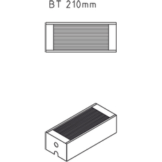 Konvektor Kermi Kompakt KKN21 100 x 800 mm, 885W, bílá, s mřížkou, připojení boční vlevo