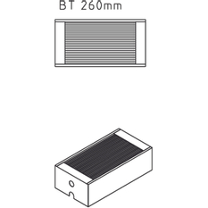 Konvektor Kermi Kompakt KKN26 100 x 1600 mm, 2104W, bílá, s mřížkou, připojení boční vlevo