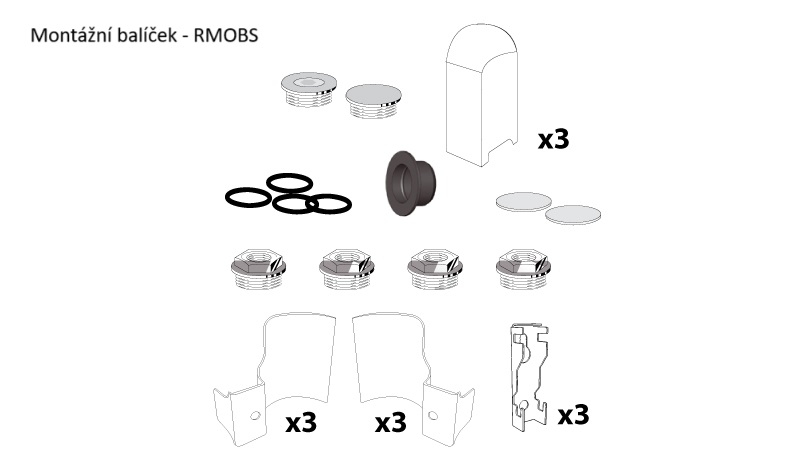 Těleso článkové Lipovica Mood 235 17 článků, 532 W, 850 mm, bílá RAL 9010