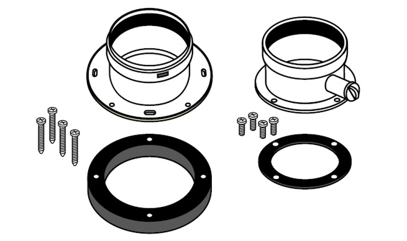 Sada děleného potrubí Centrometal pr. 80+80 mm