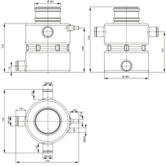 Podzemní přečerpávací stanice Wilo DrainLiftBOX-32/11HDDS, 230V, 0.55kW, EC-L