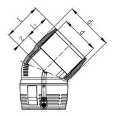 Elektrokoleno 45° Wavin PE100 SDR11, d 32
