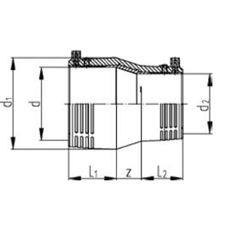 Elektroredukce Wavin PE100 SDR11, d 110 x 90